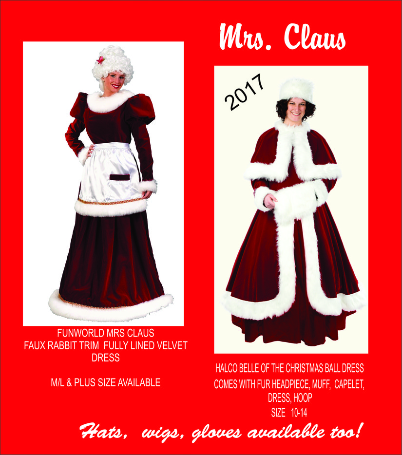 plus size mrs claus costume for sale